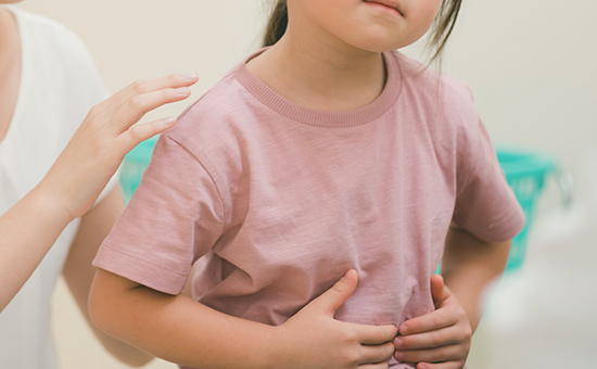 写真:子供の下痢